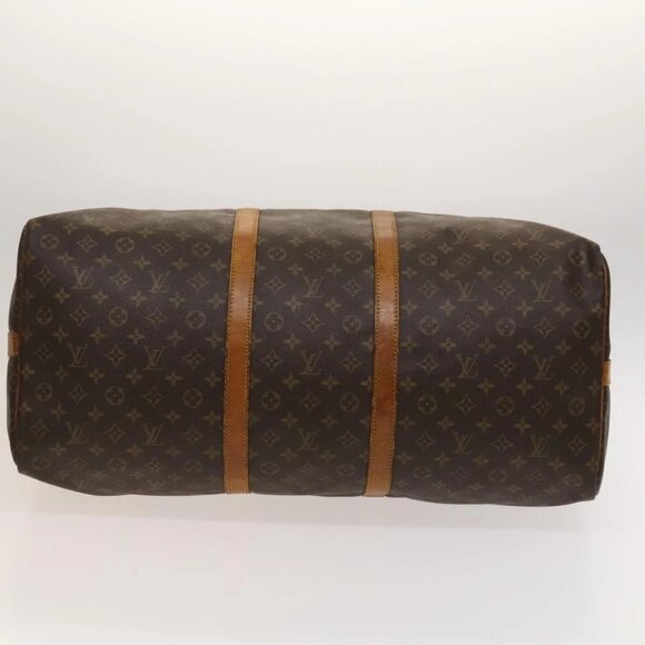 LOUIS VUITTON Monogram Keepall Bandouliere 60 Boston Bag M41412 LV Auth ti3031 - Picture 7 of 16